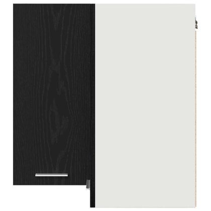 Висящ ъглов шкаф Riga Черен дъб 57 x 57 x 60 см Инженерно дърво