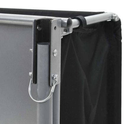 Ремарке за колело, черно и жълто, 65 кг