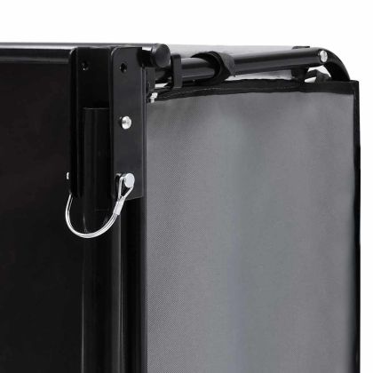 Ремарке за колело, сиво и оранжево, 65 кг