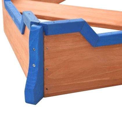 Пясъчник пиратски кораб, чам, 190x94,5x101 см