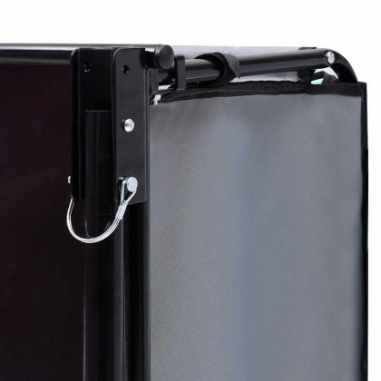 Ремарке за колело, черно и синьо, 65 кг