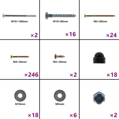 Седалка за люлка с въжена стълба и камъни за катерене синя PE