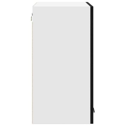 Висящ шкаф с рафт Черния дъб 60 x 31 x 60 см Инженерно дърво