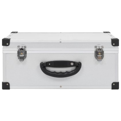 CD куфар за 60 диска, алуминий, ABS, сребрист