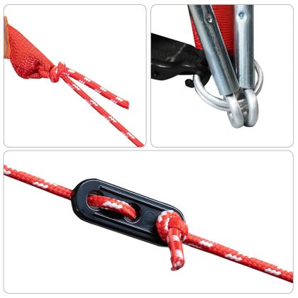 Семейна палатка, типи, 6-местна, зелена, водоустойчива