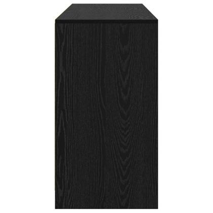 Служебен шкаф 3 pcs Черен дъб 70 x 41 x 75 см Инженерно дърво