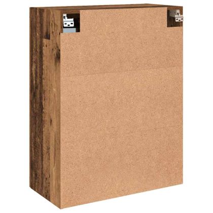 Стенни шкафове 2 pcs Старо дърво 69,5 x 34 x 90 см