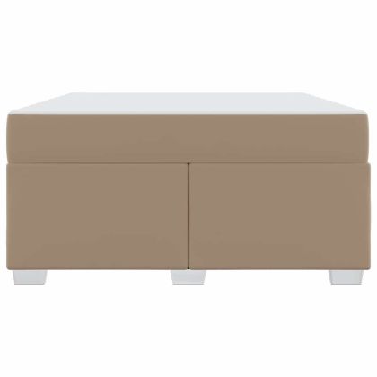 Рамка за легло с матрак Капучино 160 x 200 cm текстил