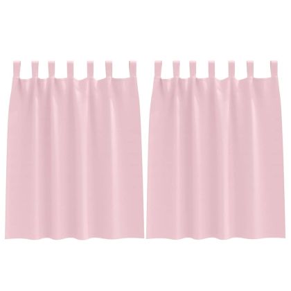 Завеси за затъмняване с пръстени 2 pcs Бебешко розово