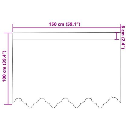 Перде от дантела С завеси Флорален Бяло 100 x 150 cm Полиестер