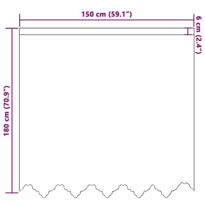 Перде от дантела С завеси Флорален Бяло 180 x 150 см Полиестер