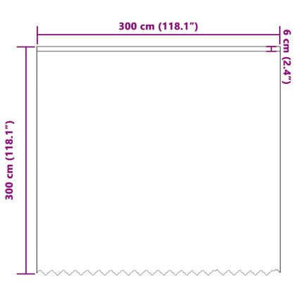 Перде от дантела С завеси Флорален Бяло 300 x 300 cm Полиестер