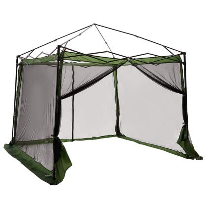 Вътрешна палатка с покрив Зелен 303 x 303 x 196 см тафта