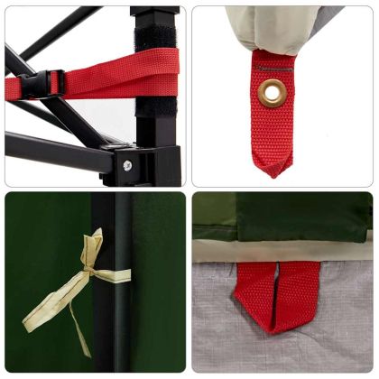 Вътрешна палатка с покрив Зелен 291 x 291 x 240 см тафта