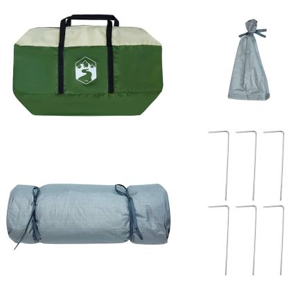 Вътрешна палатка с покрив Зелен 291 x 291 x 240 см тафта