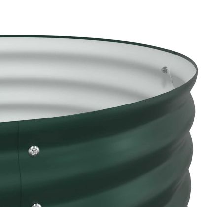 Градинска повдигната леха Зелен 160 x 80 x 44 cm Стомана