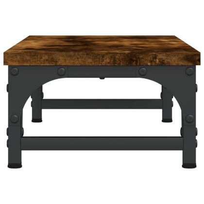 Поставка за монитор, опушен дъб, 55x23x14 см, инженерно дърво