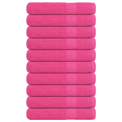 Кърпи за сауна 10 бр. FROGN Розови 80x200 см 100% Памук