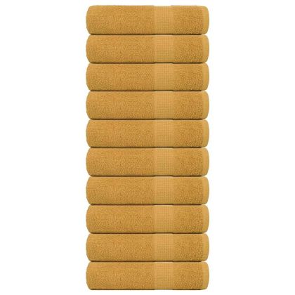 Кърпи за душ 10 бр. FROGN Златни 70x140 см 100% Памук