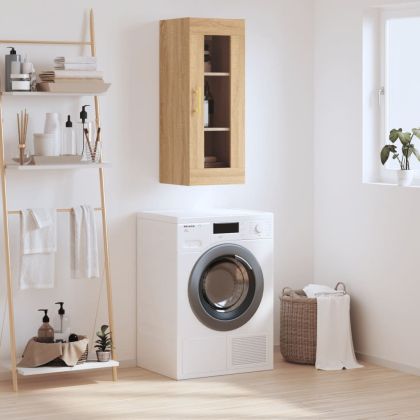 Стенен шкаф дъб сонома 34,5x34x90 см