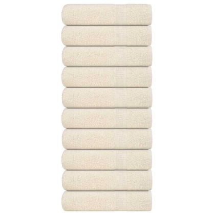 Кърпи за ръце 10 бр. FROGN кремави 50x100 см 100% памук