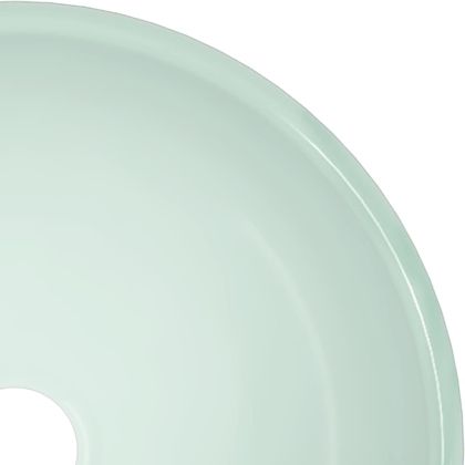 Мивка закалено стъкло 30x12 см бяла