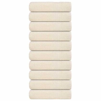 Кърпи за баня 10 бр. FROGN кремави 100x150 см 100% памук