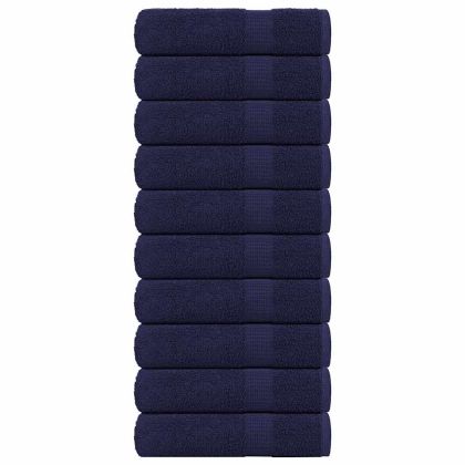Кърпи за ръце 10 бр. FROGN тъмносини 50x100 см 100% памук