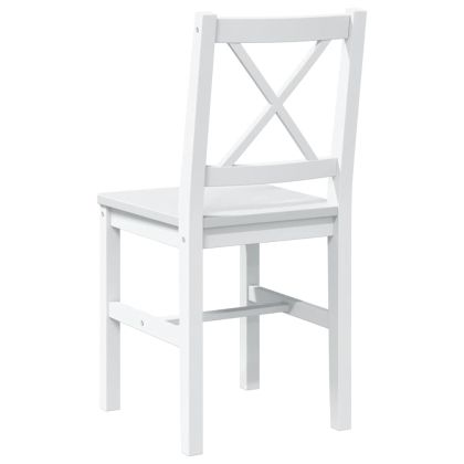 Трапезен комплект, 5 части, бял