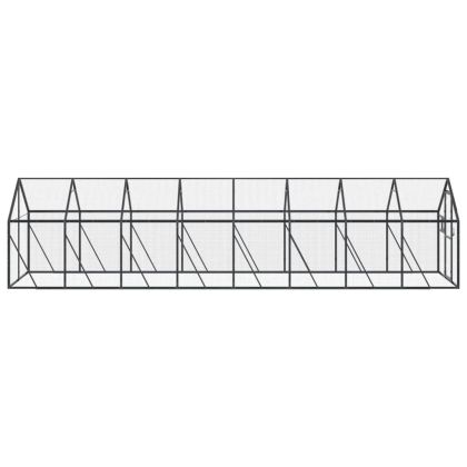 Волиера, антрацит, 1,79x8x1,85 м, алуминий
