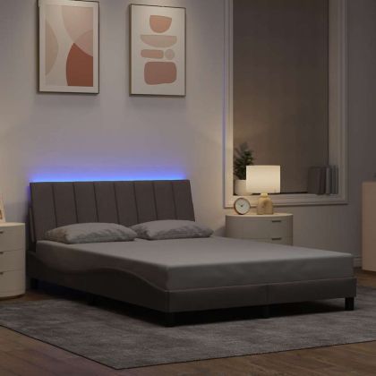 Рамка за легло без матрак Hanko, таупе, 140x200 см плат