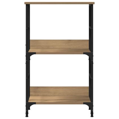 Библиотека, дъб артизан, 50x33x82 см, инженерно дърво