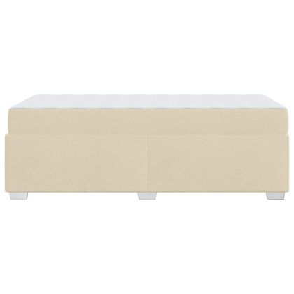 Рамка за легло с матрак Крем 80 x 200 cm текстил