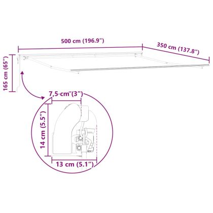 Сенник Бяло 5 × 3,5 m Метал