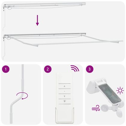 Сенник Бяло 5 x 3 m Метал