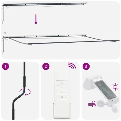 Сенник с Антрацит 6 × 3,5 m Метал