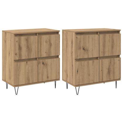Скейдбордове 2 pcs дъб артизан 120 x 35 x 70 см Инженерно дърво