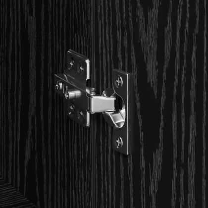 Скейдбордове 2 pcs Черен дъб 120 x 35 x 70 см Инженерно дърво