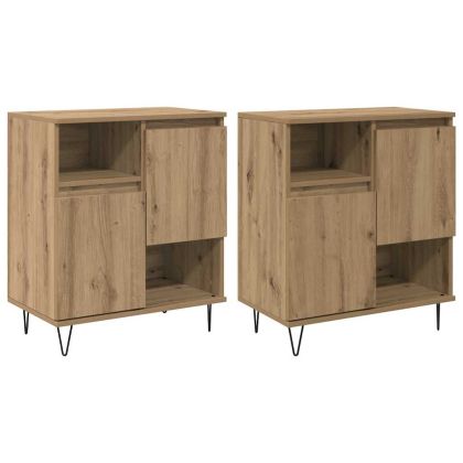 Скейдбордове 2 pcs дъб артизан 120 x 35 x 70 см Инженерно дърво