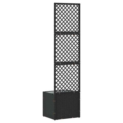 Кашпа Черно 35 x 30 x 135 см Метал