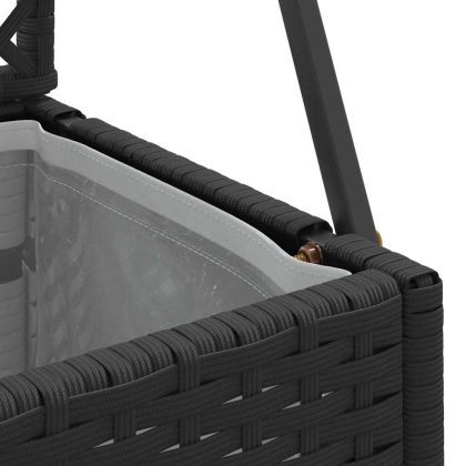 Кашпа Черно 70 x 30 x 135 cm Метал