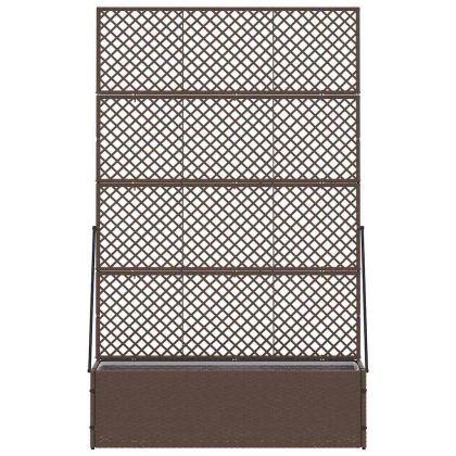 Кашпа Кафяво 105 x 30 x 170 см Метал