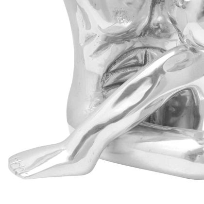 Скулптура Сребрист 91,5 x 32 x 33 см Алуминий