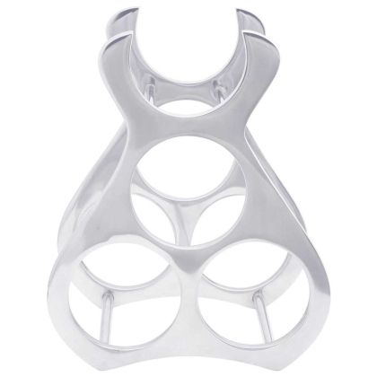 Винен рафт Сребрист 23 x 14 x 28 см Алуминий