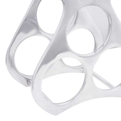 Винен рафт Сребрист 23 x 14 x 28 см Алуминий