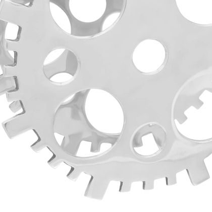 Винен рафт Сребрист 39 x 39 x 14 см Алуминий