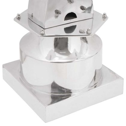 Скулптура Сребрист 26 x 26 x 110 см Алуминий