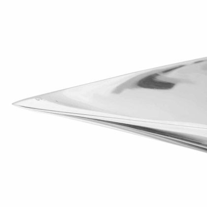 Кошница с плодове Сребрист 60 x 15 x 8 см Алуминий