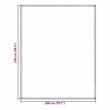 Килим за палатка Синьо и сиво 200 x 250 см Полиетилен