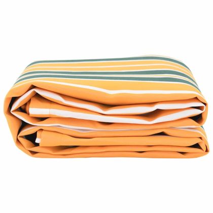 Резервен плат за тента Зелен и жълт 10 x 1.6 m текстил